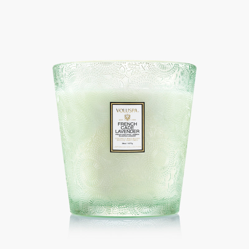 FRENCH CADE LAVENDER 3 HEARTH CANDLE