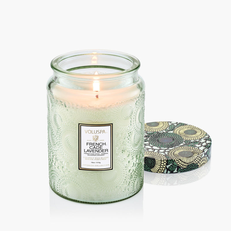 FRENCH CADE  LAVENDER 18oz LARGE JAR CANDLE
