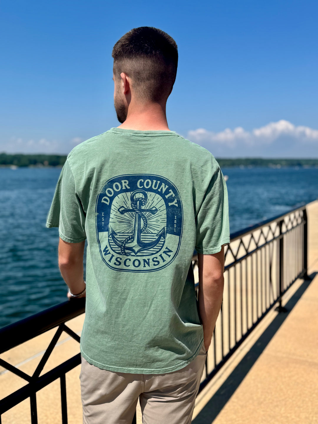 DOOR COUNTY CLASSIC ANCHOR TEE