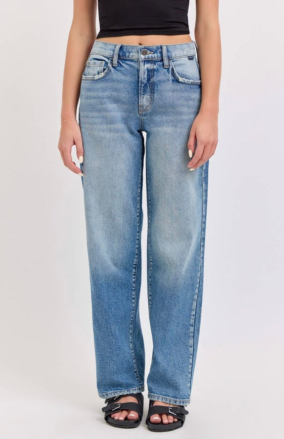 KENNY MID RISE DAD JEANS