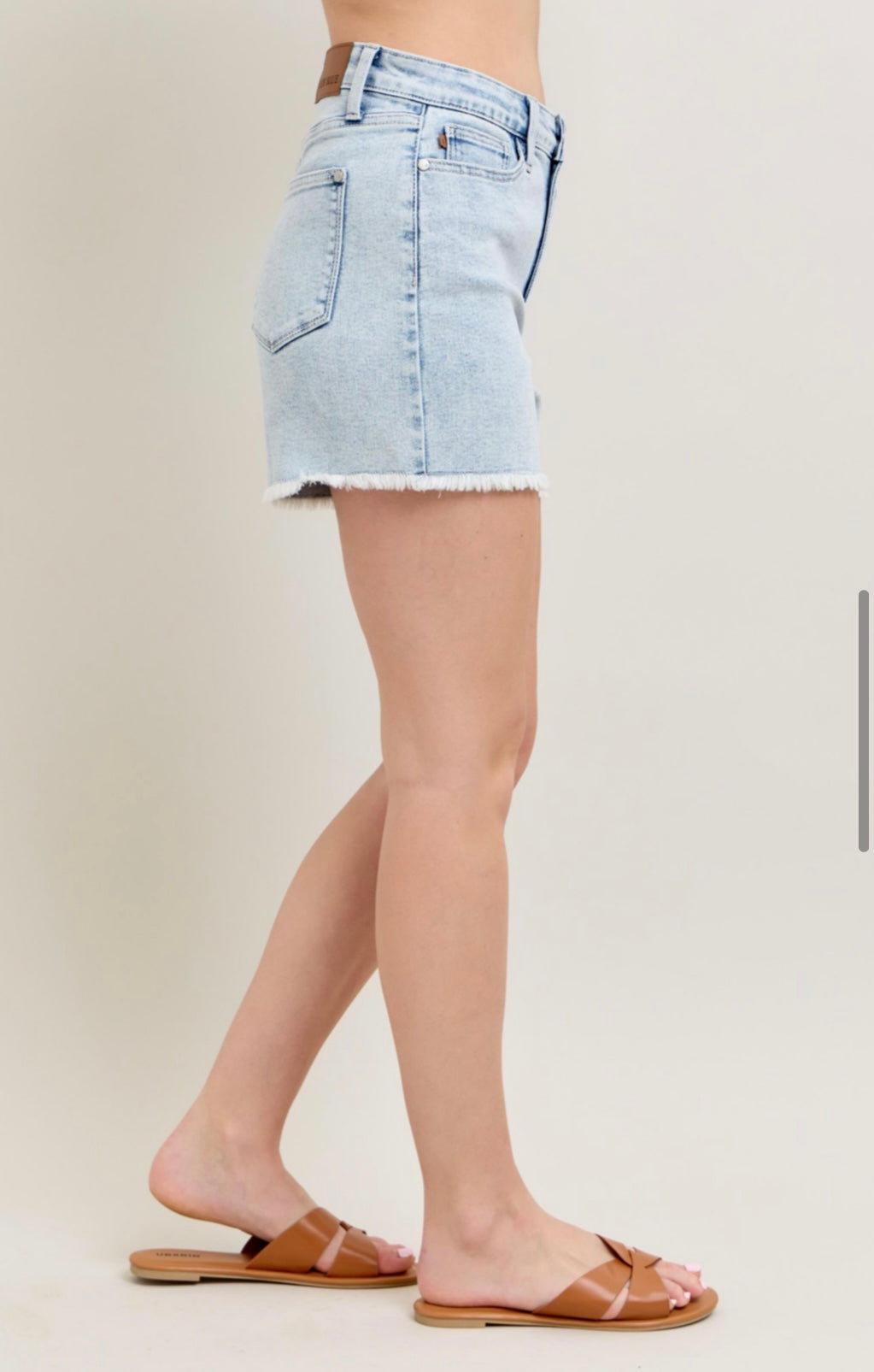 FAITH HIGH WAIST CUT-OFF SHORTS