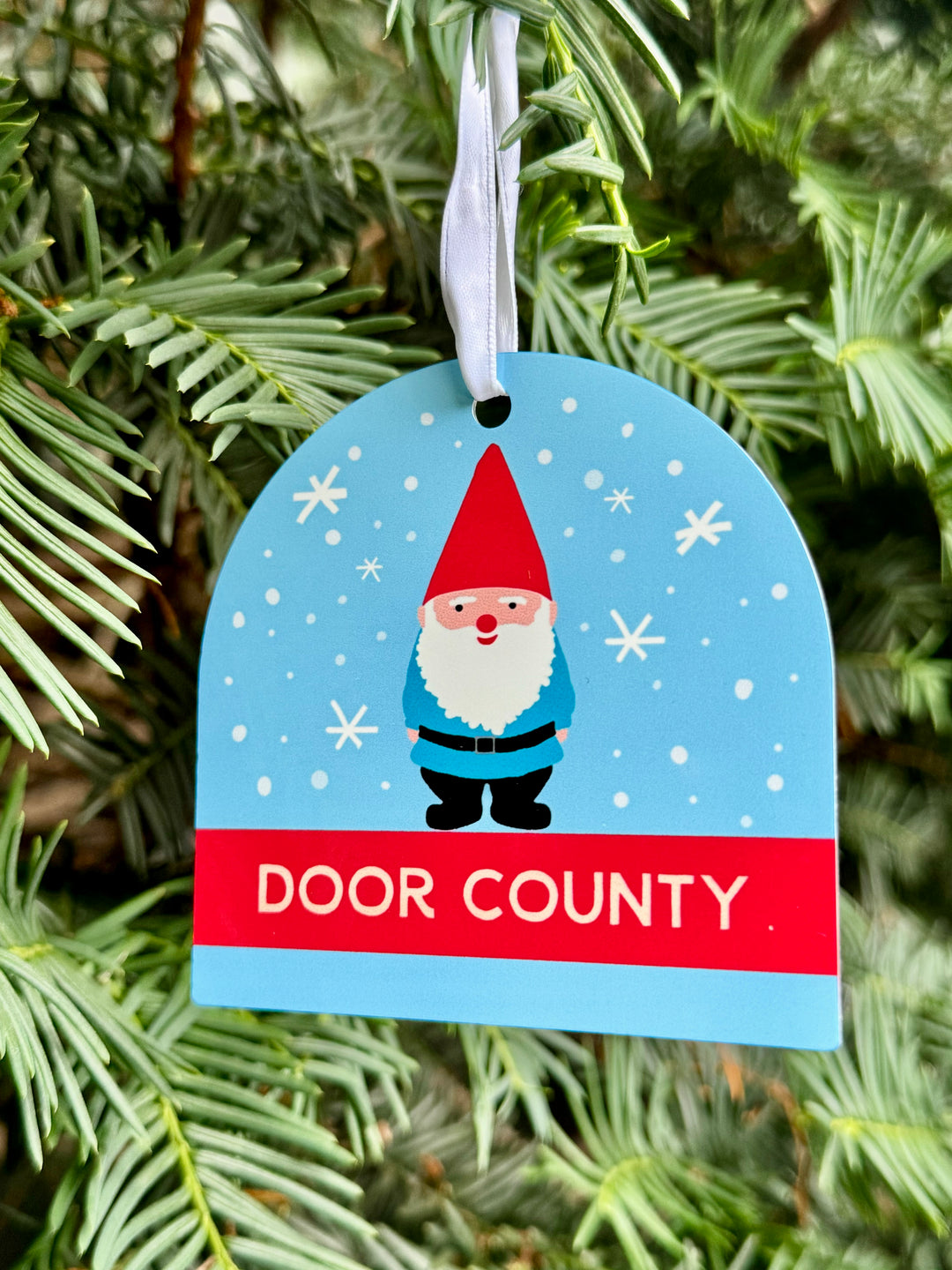 DOOR COUNTY HOLIDAY GNOME ORNAMENT