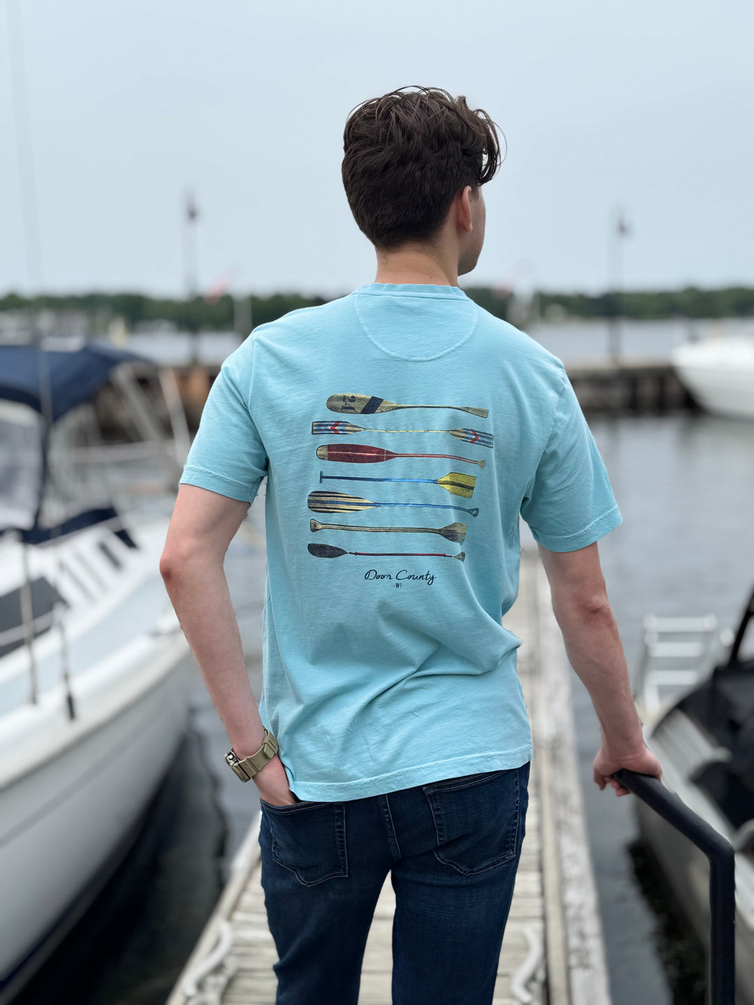 DOOR COUNTY WI  PADDLE ICON GO TO TEE