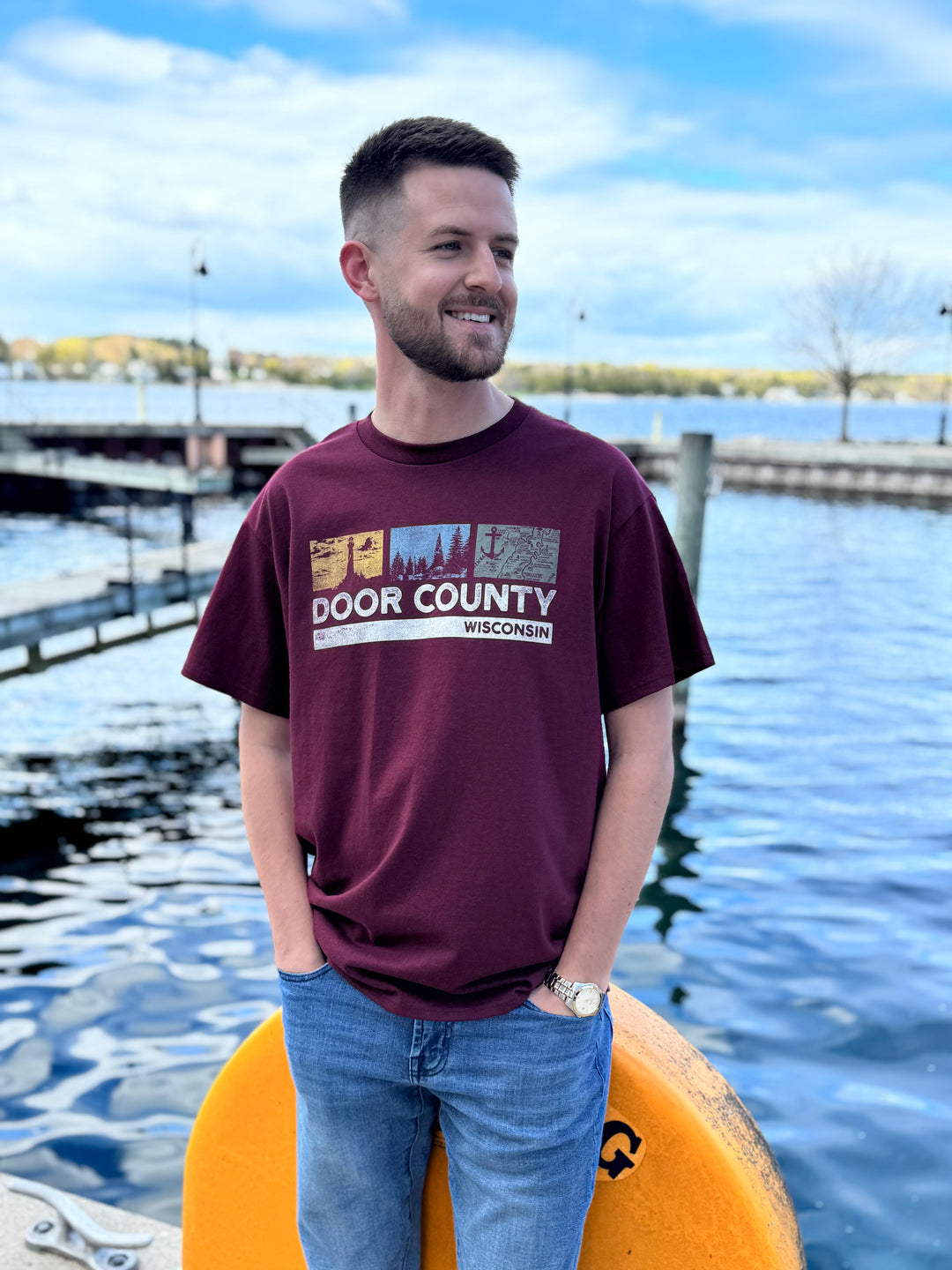 DOOR COUNTY, WI ICONS T-SHIRT