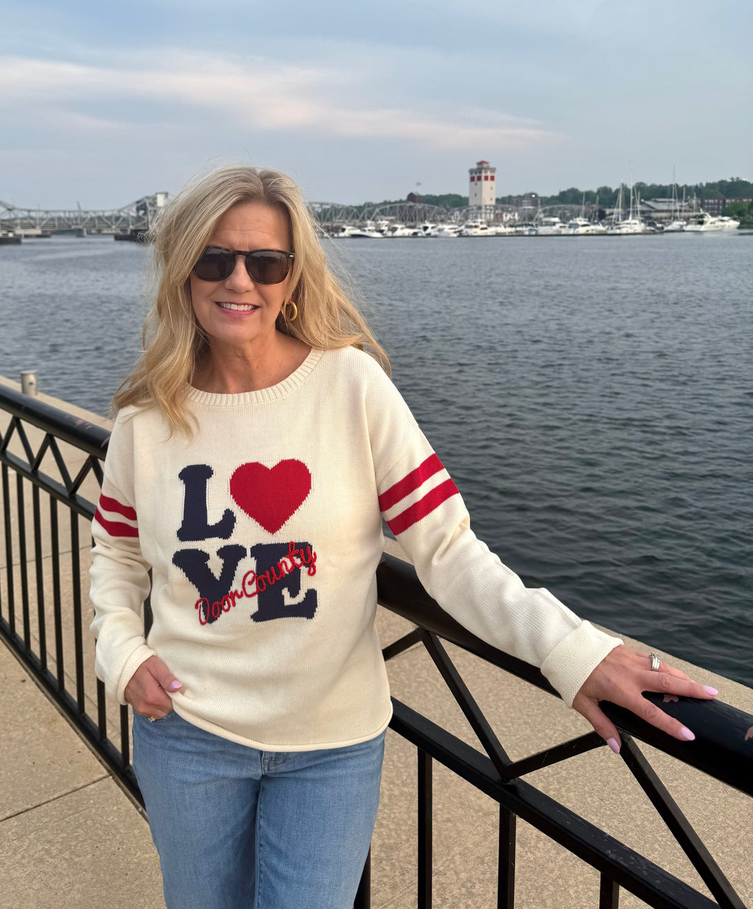 LOVE DOOR COUNTY BOXY SWEATER