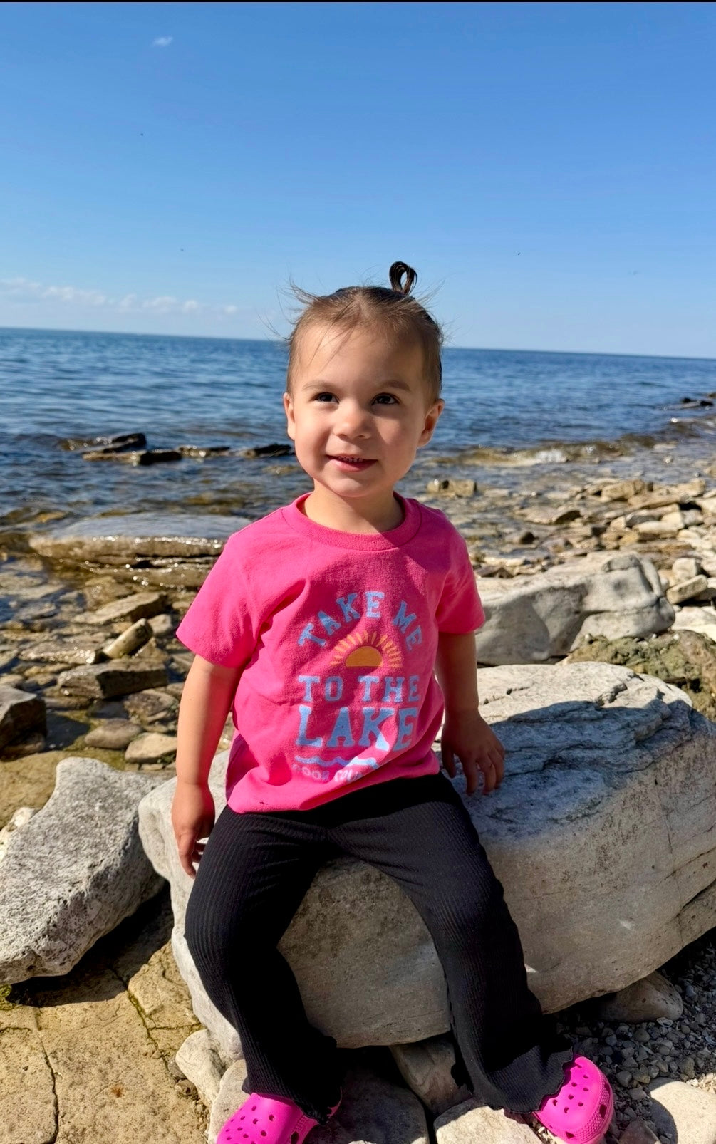 TODDLER TAKE ME TO THE LAKE DOOR COUNTY TEE