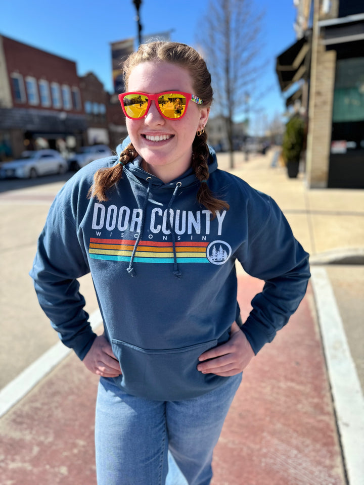 DOOR COUNTY WISCONSIN  RESERVE HOODED SWEATSHIRT