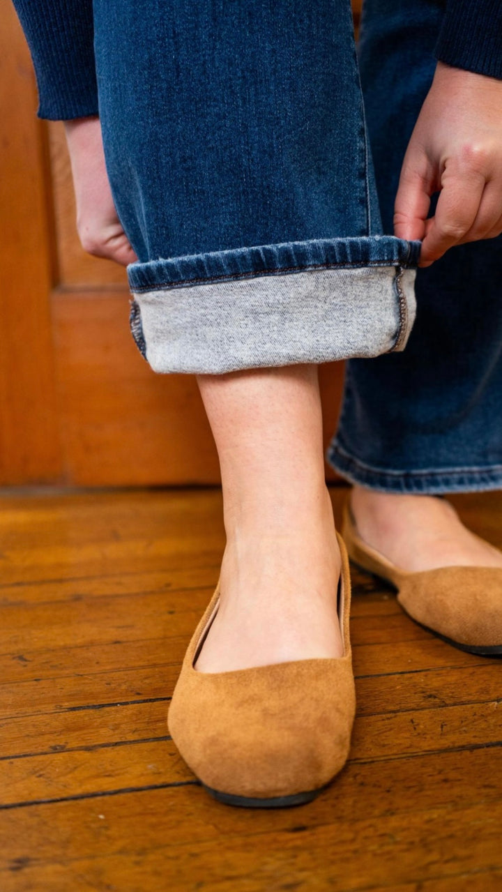 PLUS KALEY MID RISE THERMAL BOOTCUT JEANS