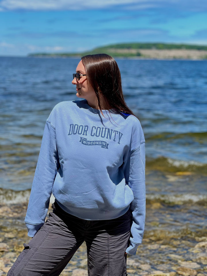 DOOR COUNTY WISCONSIN WILDFLOWER TRIUMPH CHAMPION CREW SWEATSHIRT