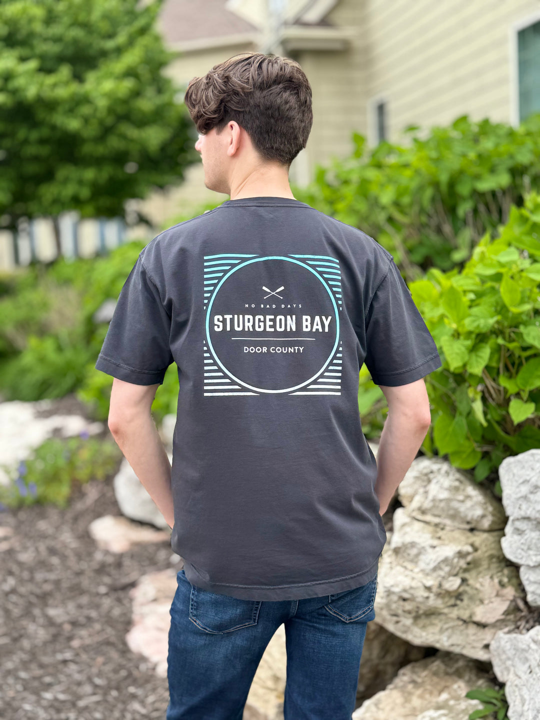 STURGEON BAY CROSSED OARS TEE