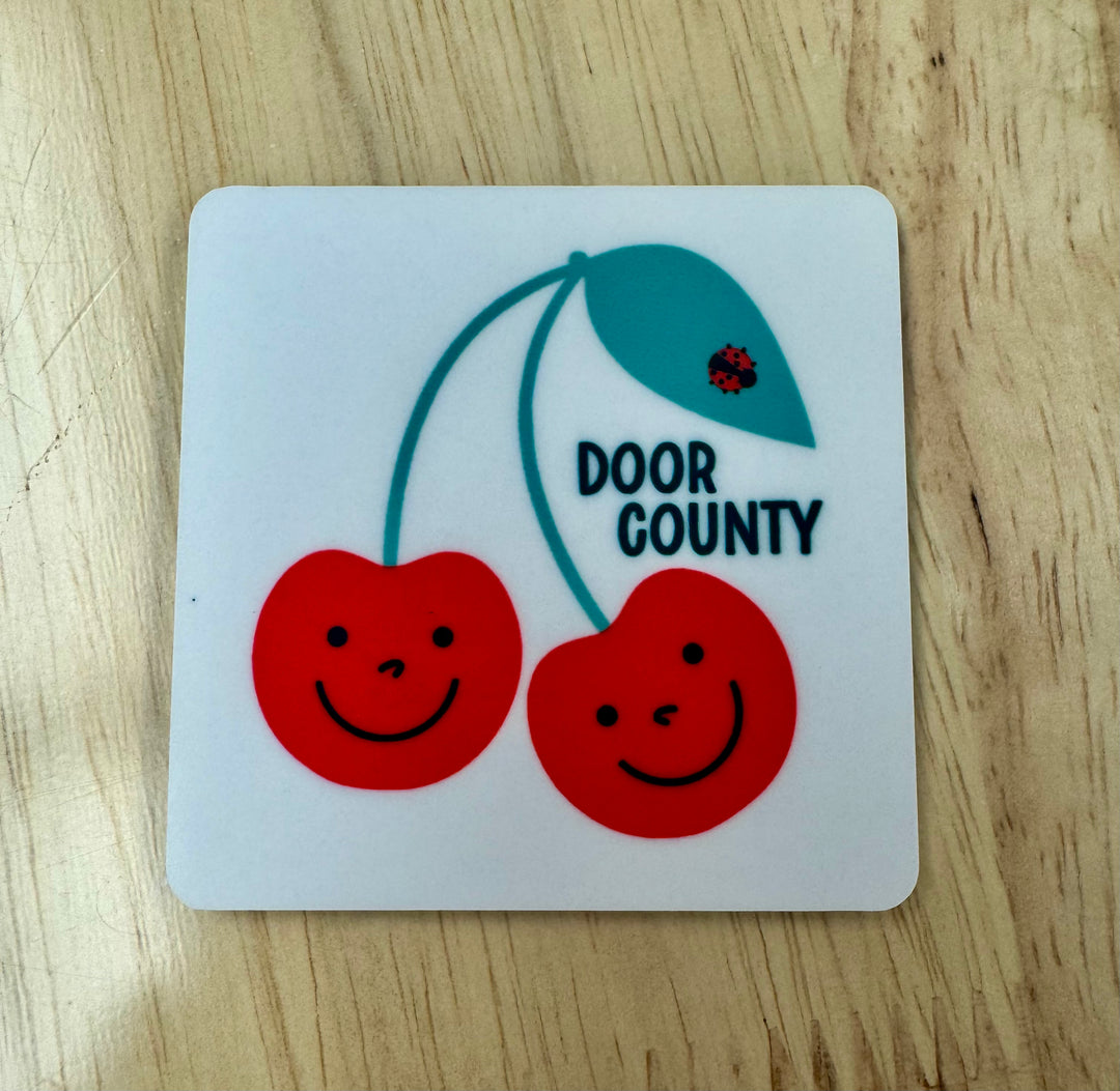 DOOR COUNTY HAPPY CHERRIES MAGNET