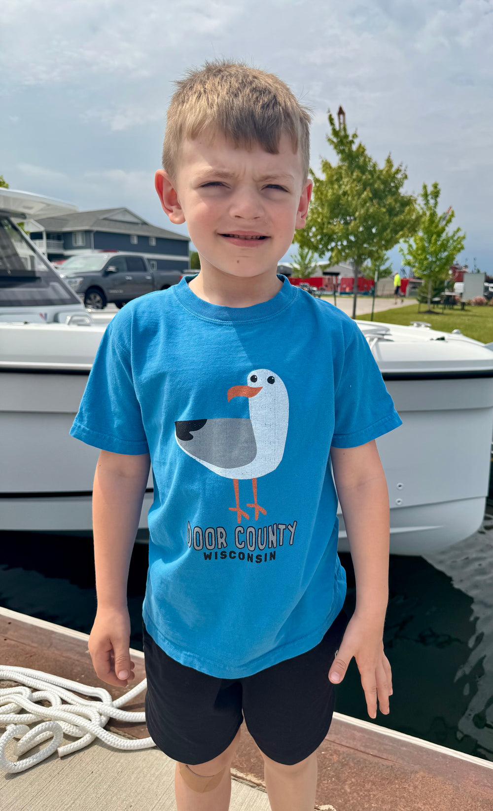 YOUTH DOOR COUNTY SEAGULL T-SHIRT
