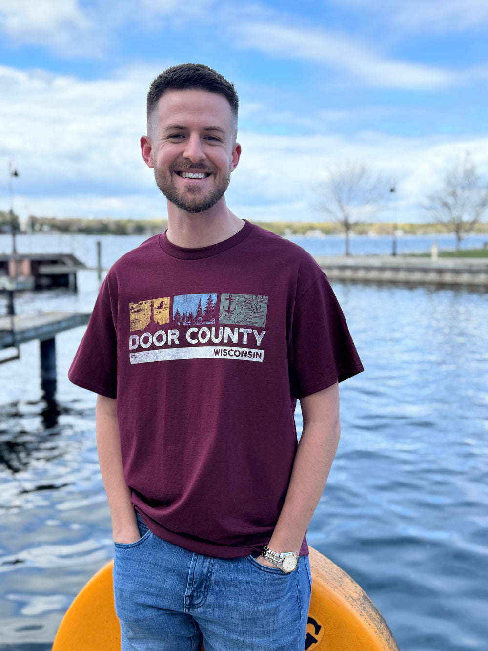 DOOR COUNTY, WI ICONS T-SHIRT
