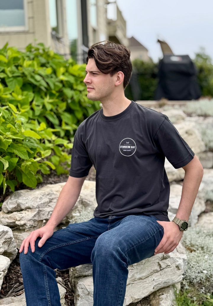 STURGEON BAY CROSSED OARS TEE
