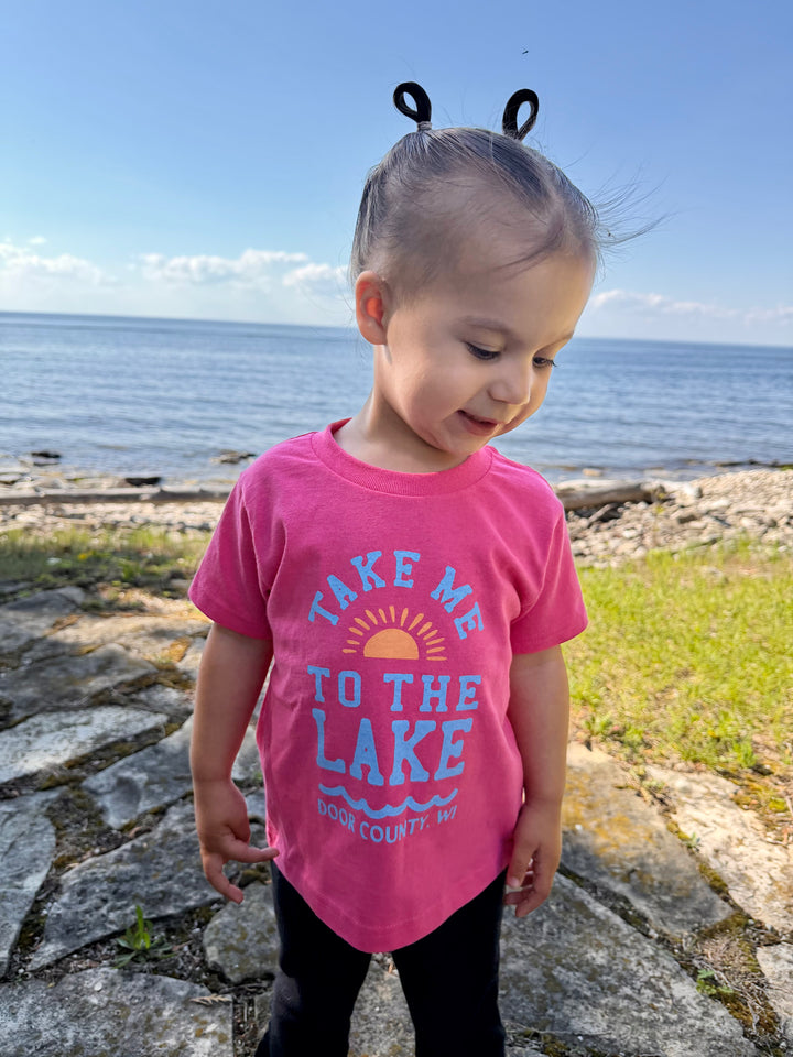 TODDLER TAKE ME TO THE LAKE DOOR COUNTY TEE