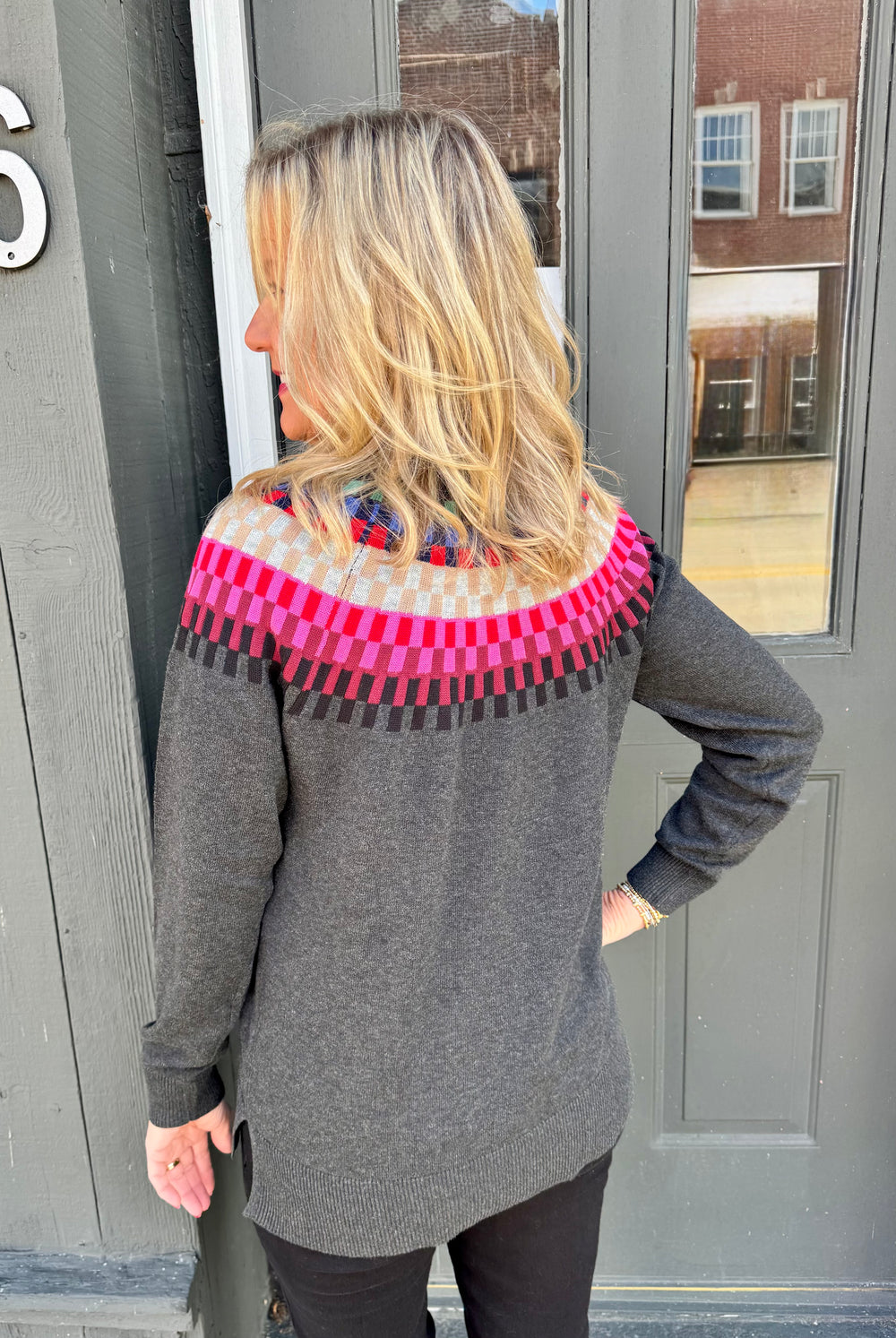 KALEIDOSCOPE CREWNECK SWEATER
