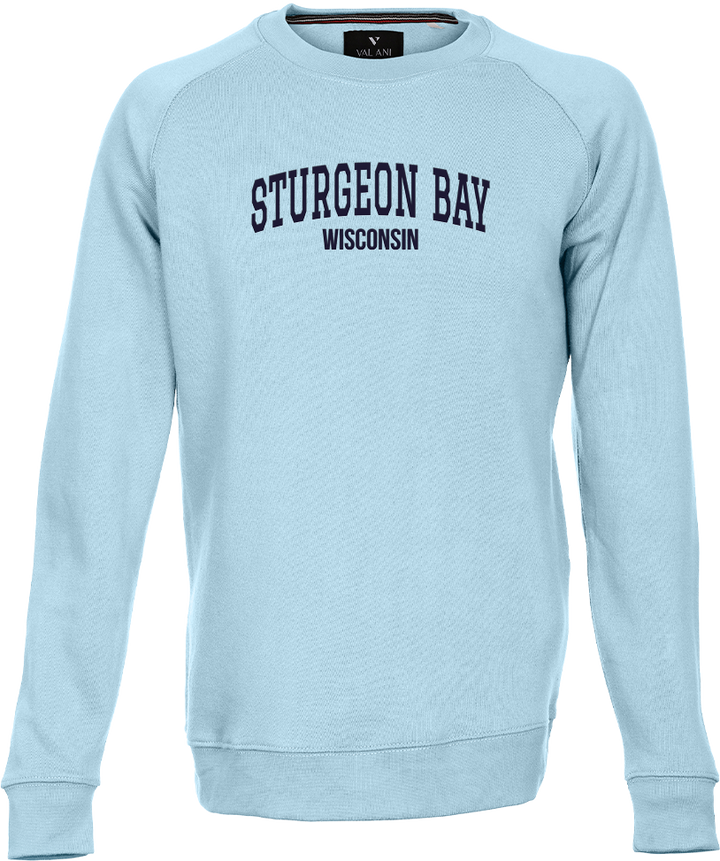 STURGEON BAY WISCONSIN EMBROIDERED CREW SWEATSHIRT