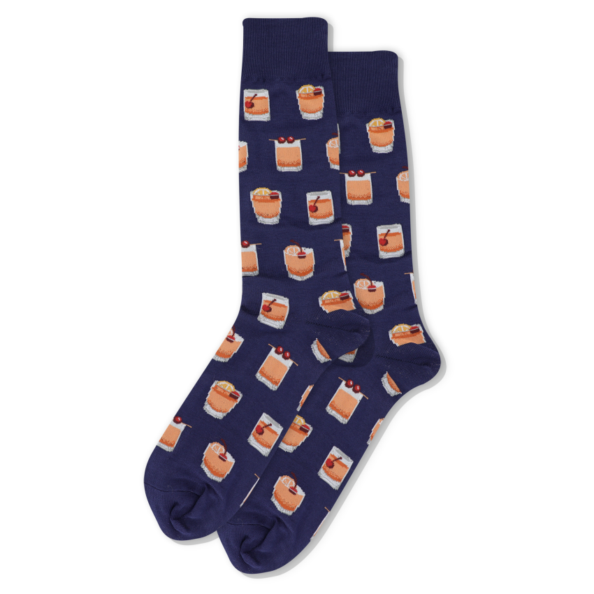 MEN'S NAVY OLD FASHIONED SOCKS