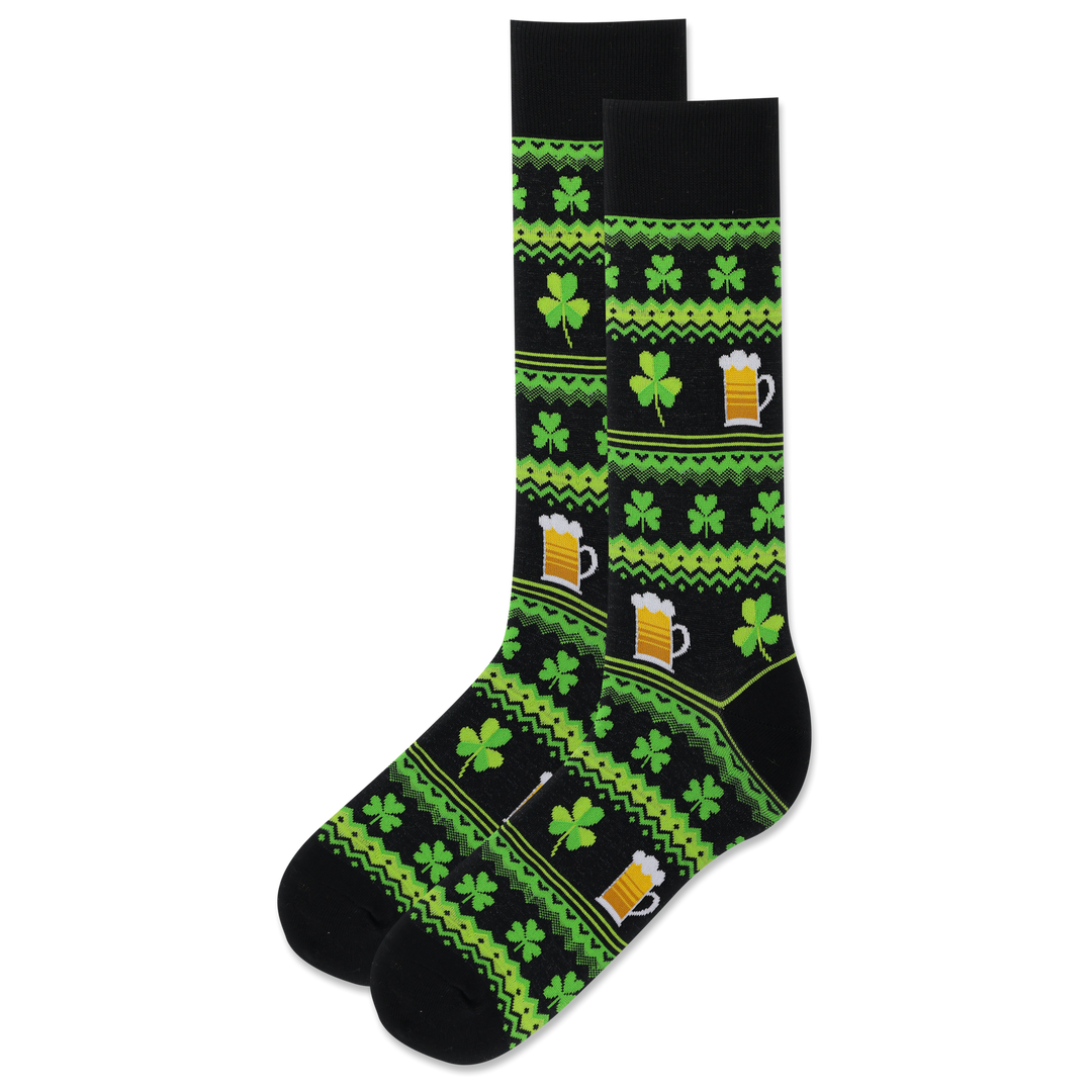 MEN'S ST. PATRICK'S DAY FAIR ISLE SOCKS