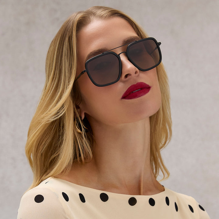 JORDAN MATTE BLACK POLARIZED SUNGLASSES