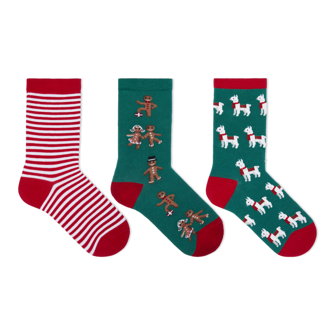 KID'S HOLIDAY TRIO PACK SOCKS