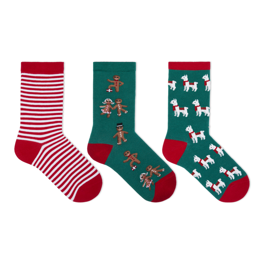 KID'S HOLIDAY TRIO PACK SOCKS
