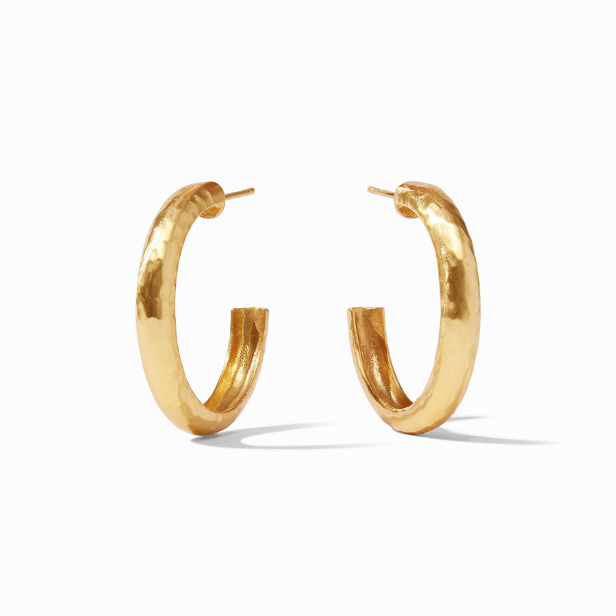 HAVANA MEDIUM GOLD HOOP
