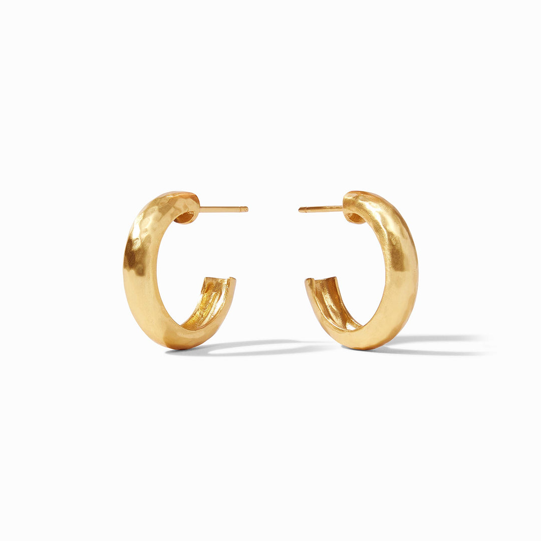 HAVANA SMALL GOLD HOOP EARRRINGS