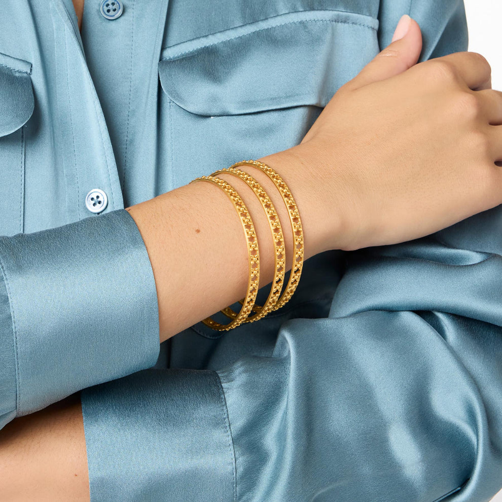 HELENE STACKING GOLD BANGLE
