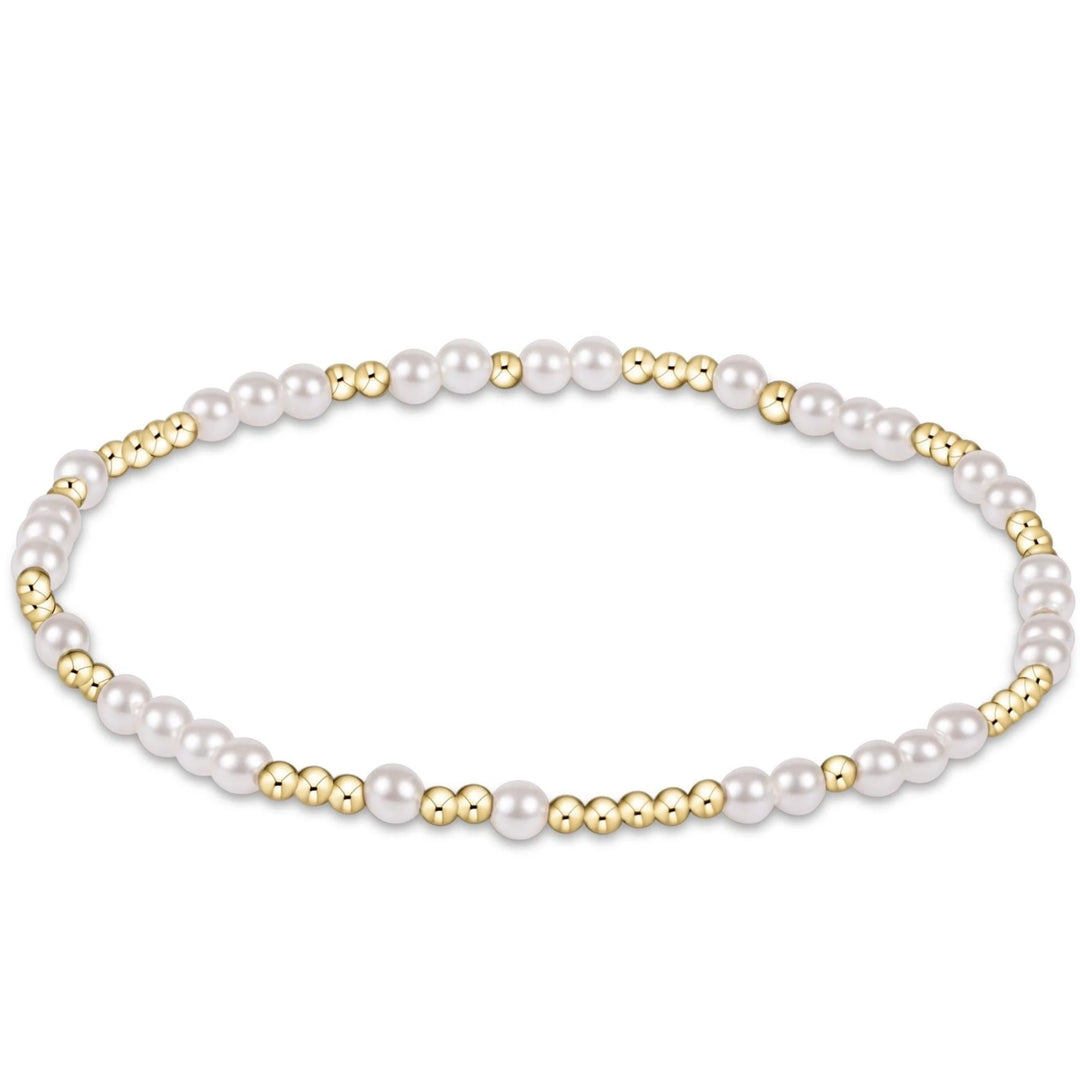 ENEWTON EXTENDS - PEARL 3MM HOPE UNWRITTEN BRACELET