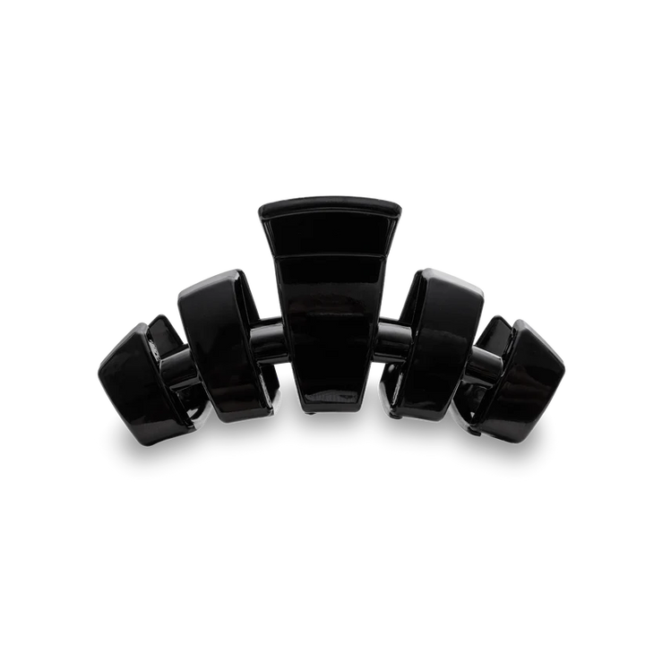 Jet Black Large Classic Hair Clip