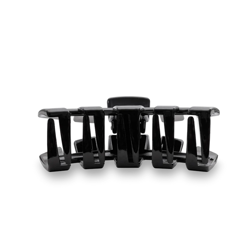 Jet Black Large Classic Hair Clip