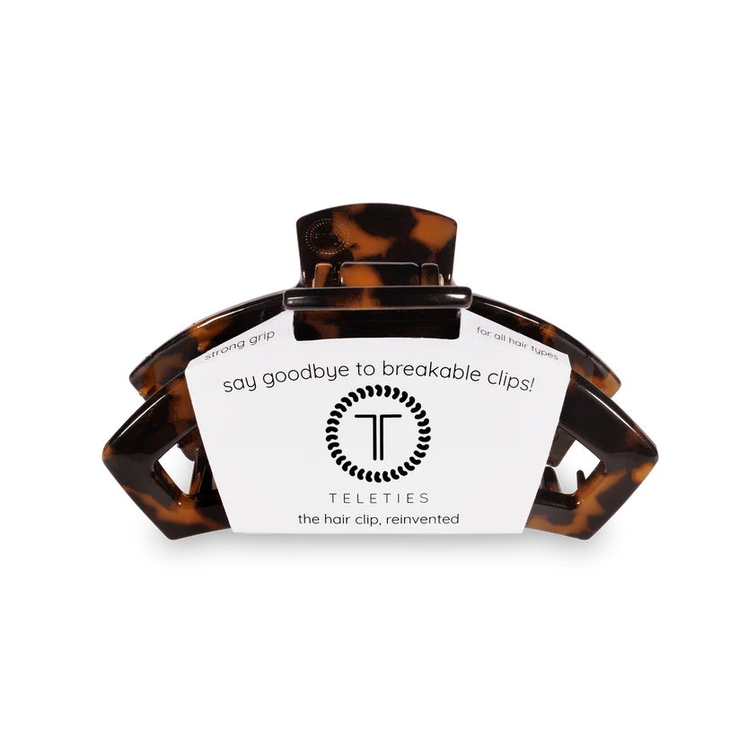 Tortoise Medium Open Hair Clip