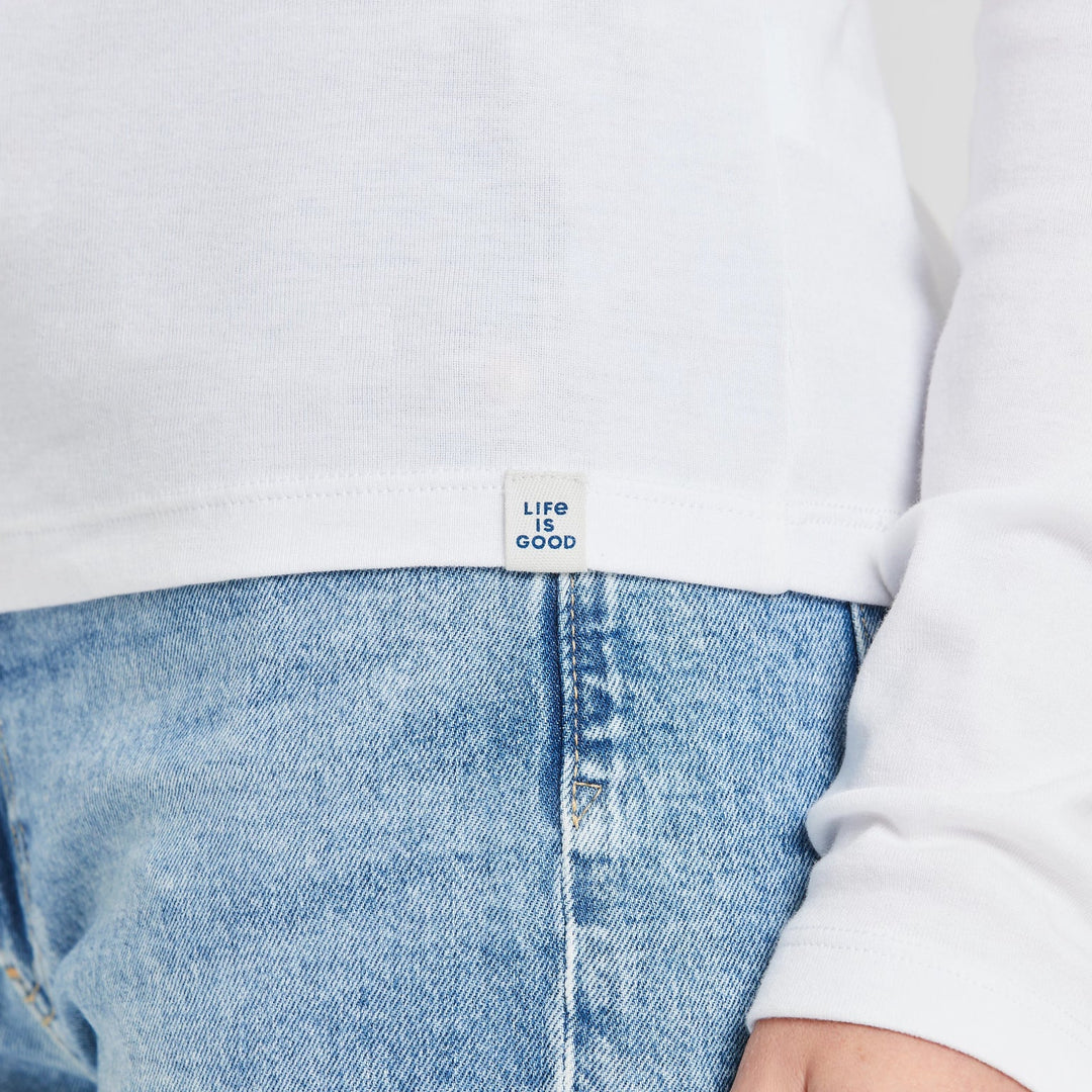 CLOUD WHITE MODAL RIBBED HENLEY
