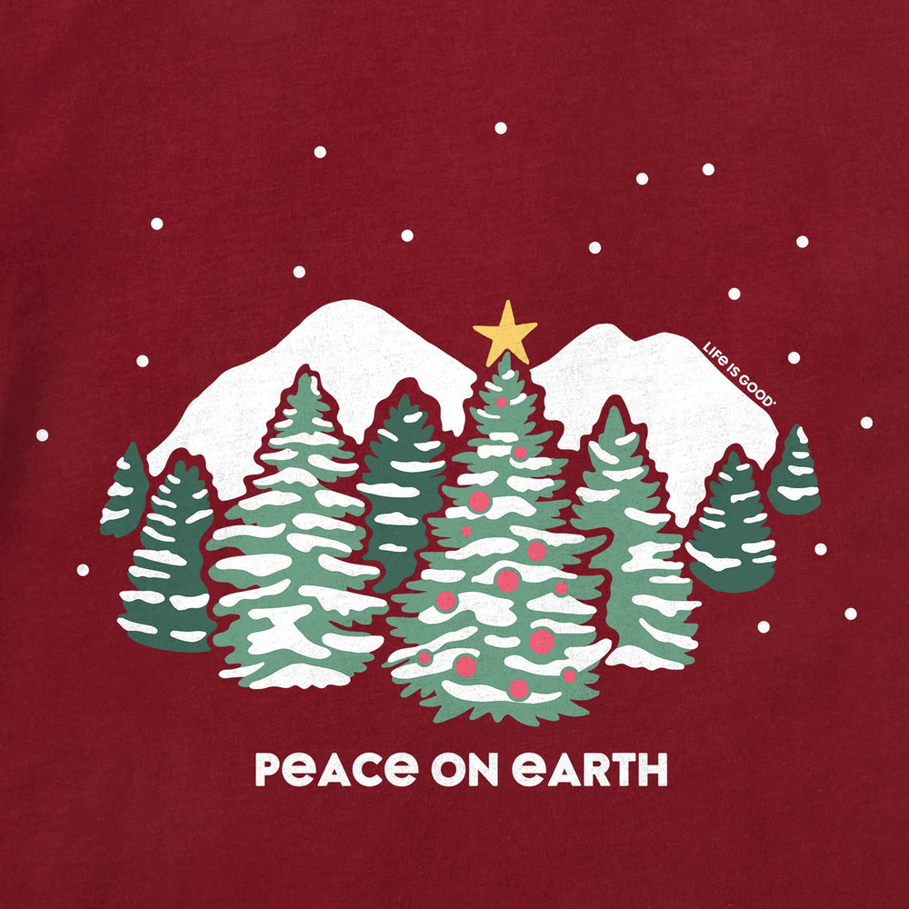 SNOWY CHRISTMAS L/S CRUSHER TEE
