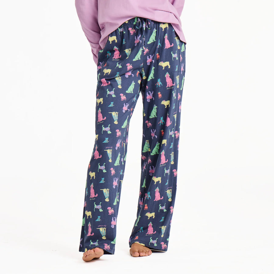 WOMEN’S WARM WINTER DOGS SNUGGLE UP SLEEP PANT
