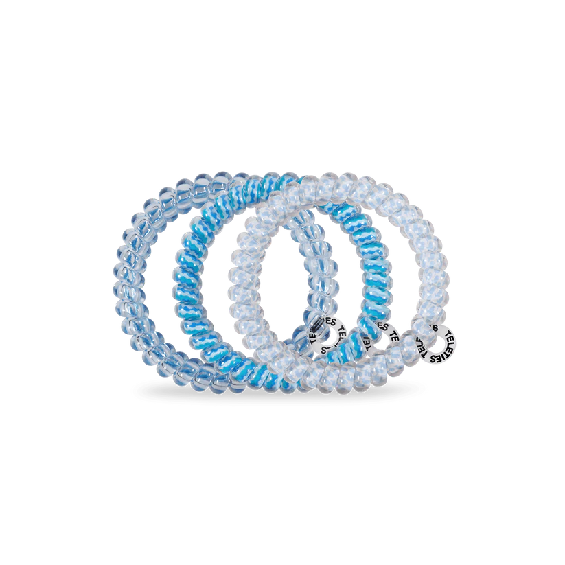 SUMMER SKY SMALL SPIRAL HAIR TIES
