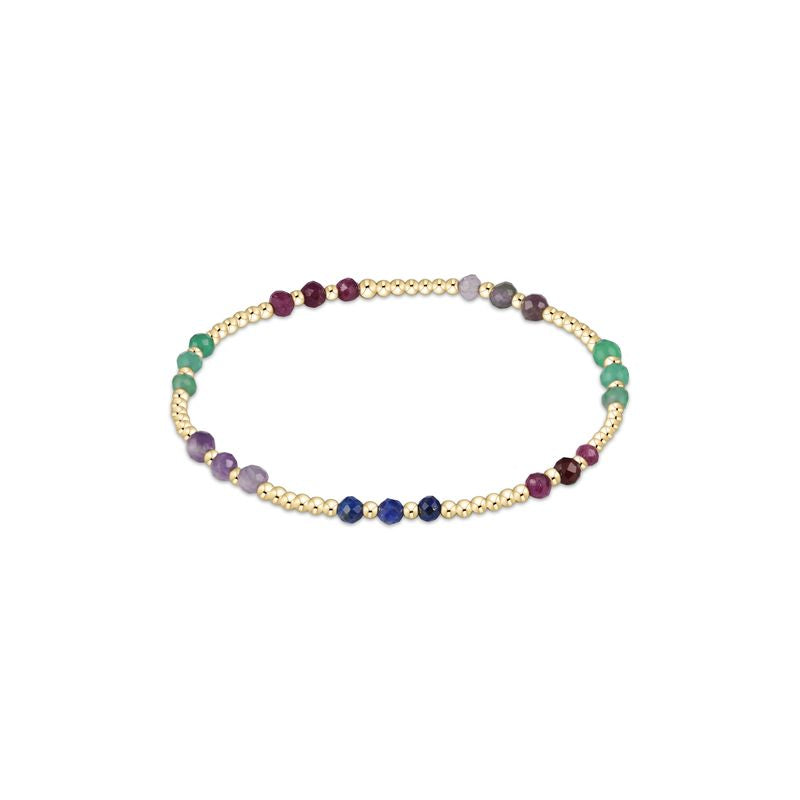 HOT MESS FW25 JOY PATTERN 3MM BEAD BRACELET
