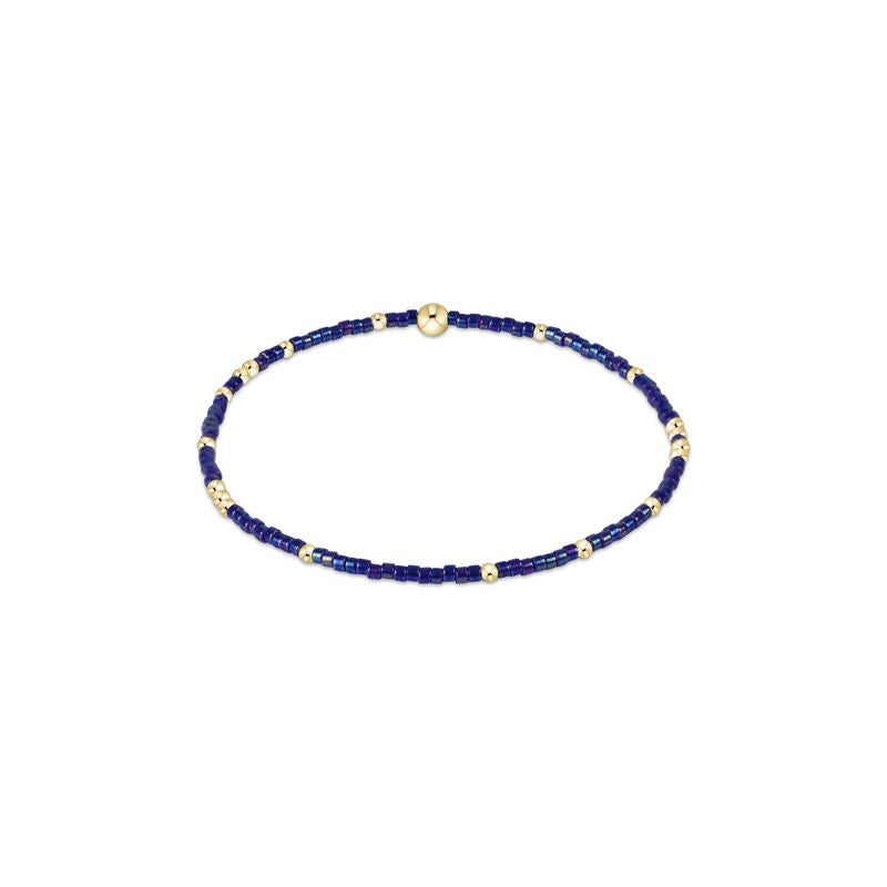BLUE METALLIC HOPE UNWRITTEN BRACELET
