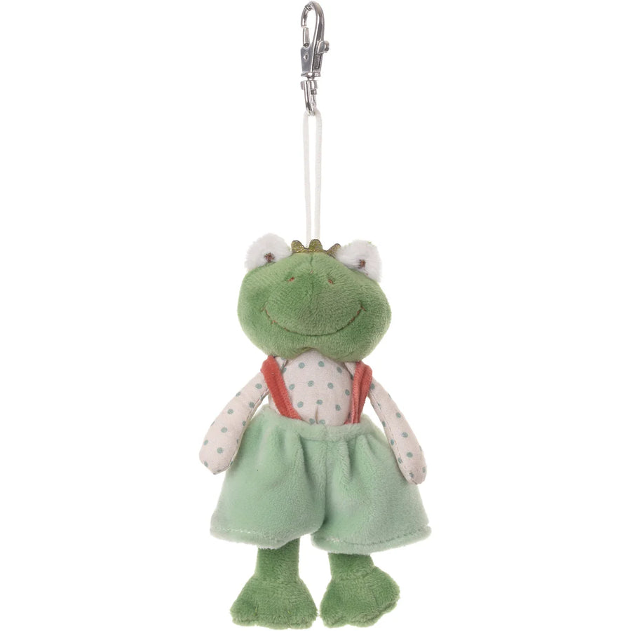 GREEN PRINCE FROG BAG CHARM
