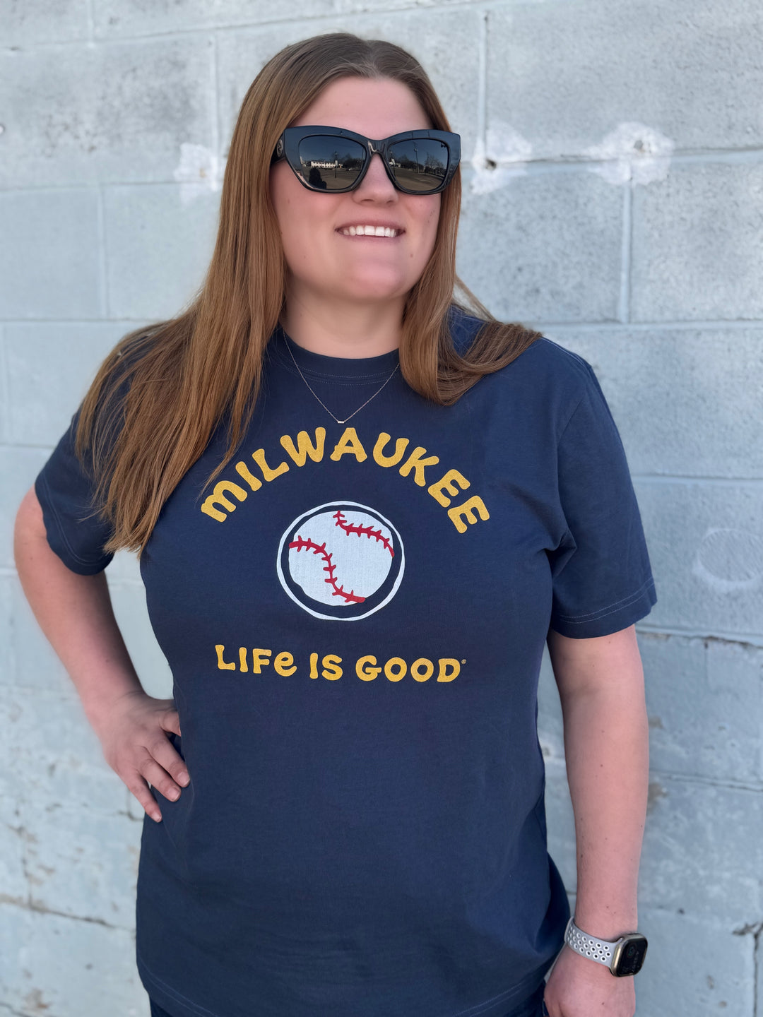MILWAUKEE LIKES BASEBALL SHORT SLEEVE CRUSHER TEE