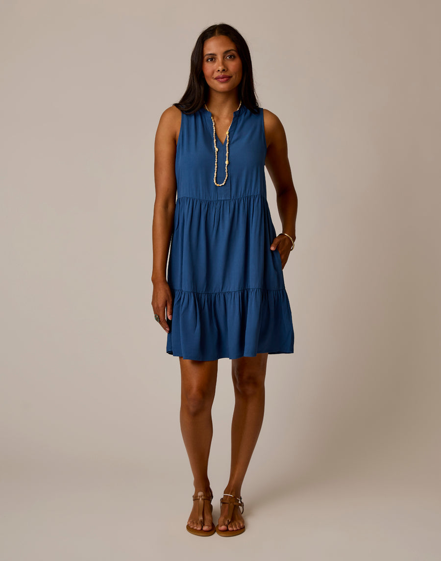 VINTAGE BLUE NELLIE DRESS