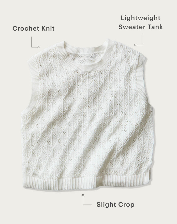 CLOUD FOX CROCHET SWEATER