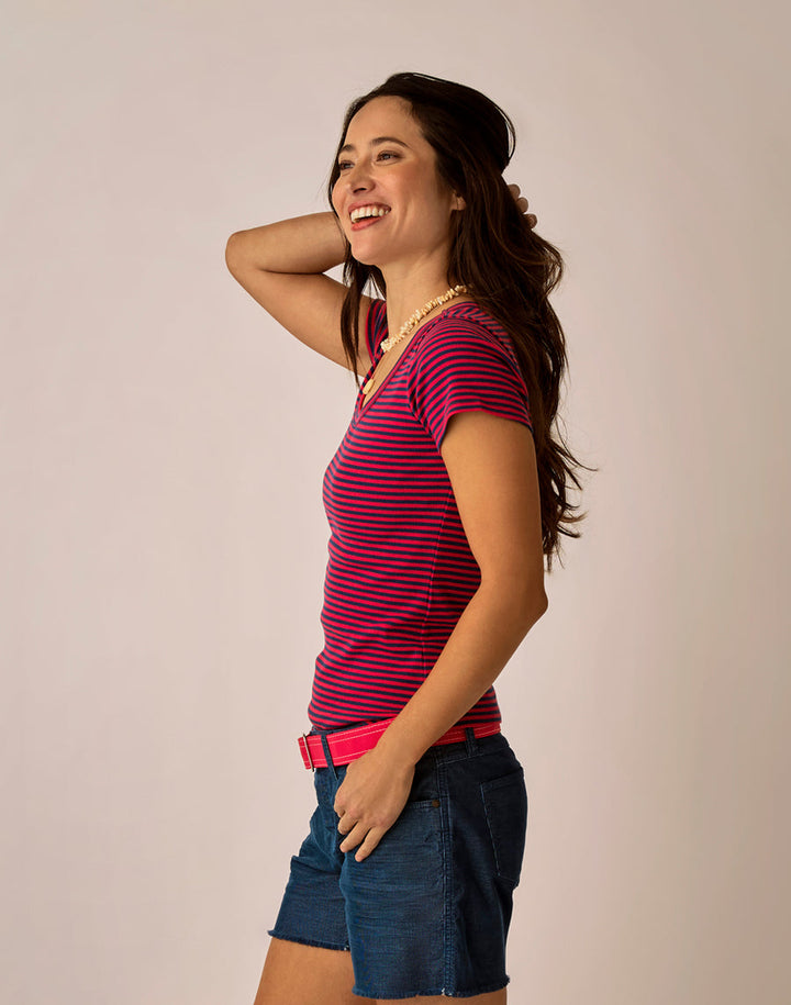 JULY STRIPE EVER TEE