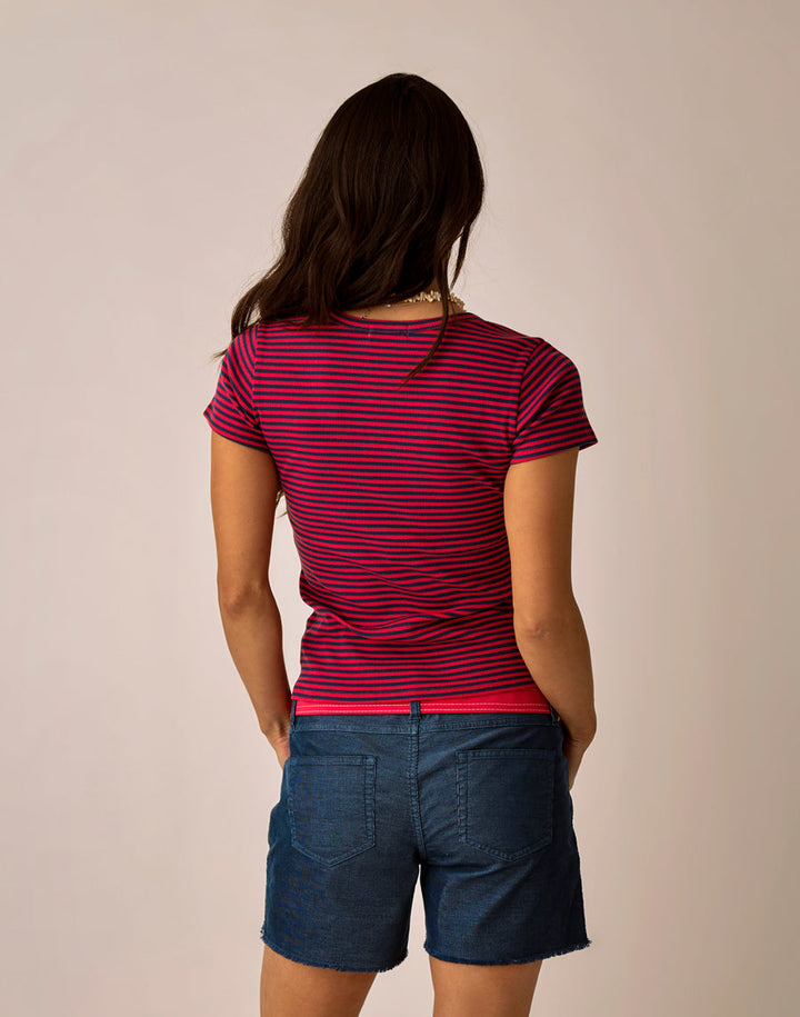 JULY STRIPE EVER TEE