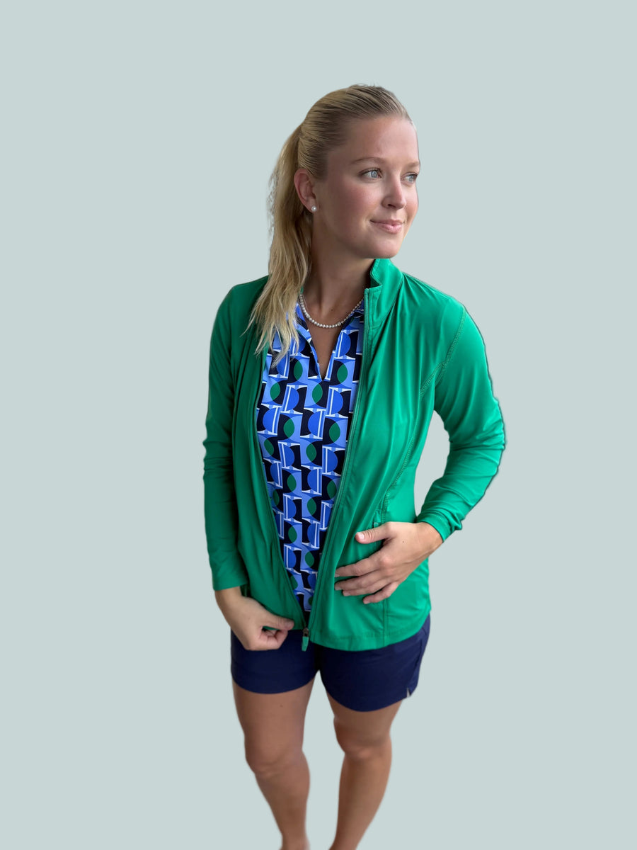 JACQUI EMERALD PRO FULL ZIP JACKET
