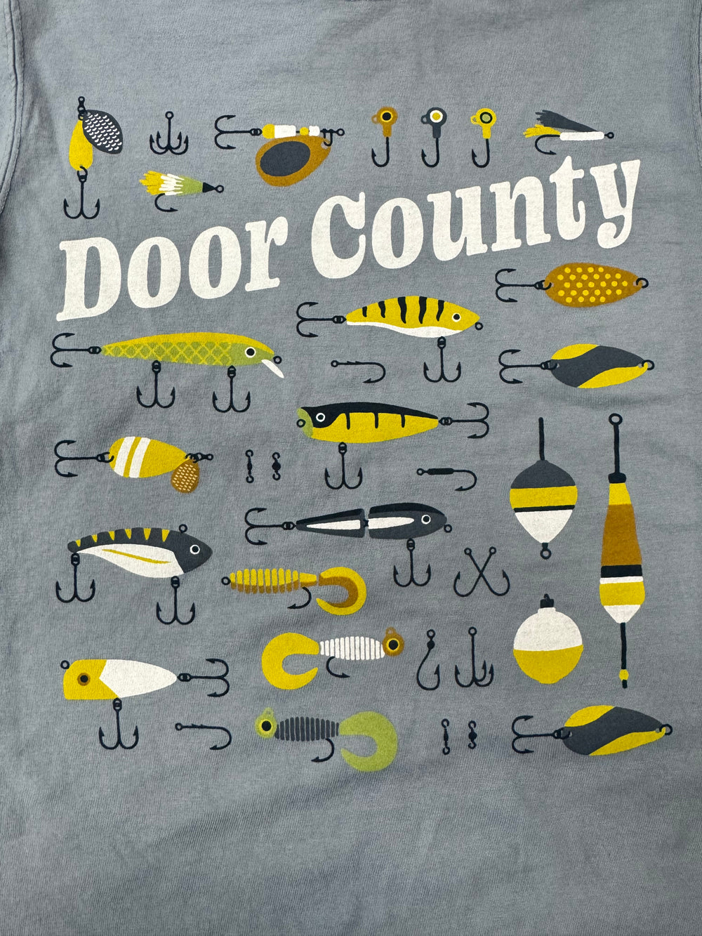 YOUTH DOOR COUNTY FISHING LURES T-SHIRT
