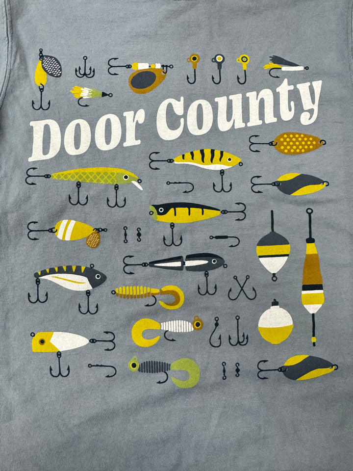 YOUTH DOOR COUNTY FISHING LURES T-SHIRT