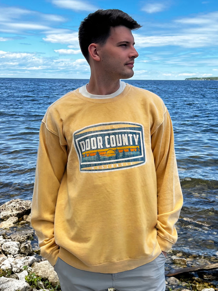 DOOR COUNTY GOLDEN HOUR CREW SWEATSHIRT