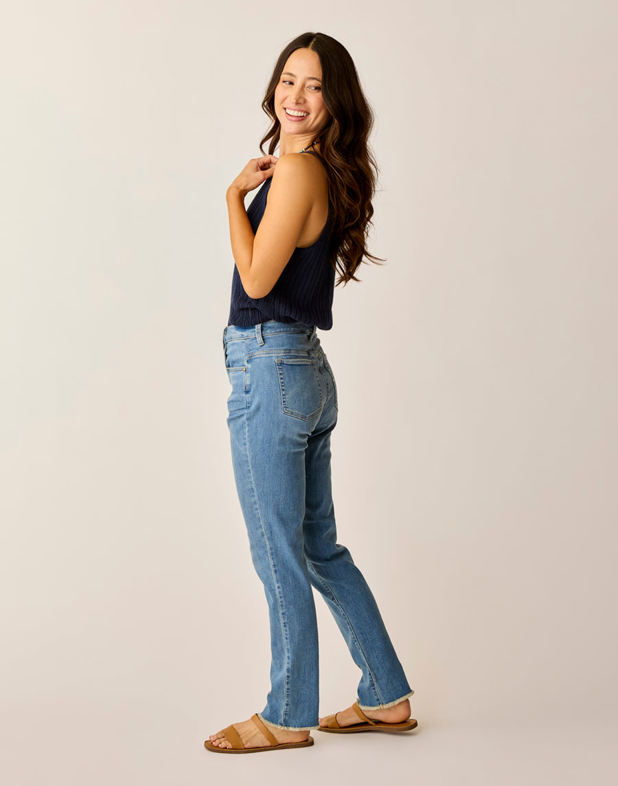 CARSON BLUE TIDE HIGH RISE JEANS